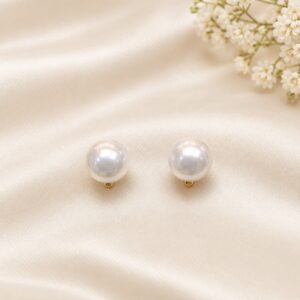 Elegant Pearl Stud Earrings for Women